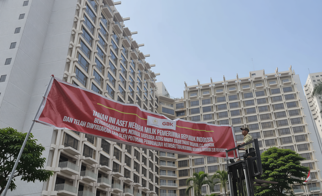 Relokasi Aset Hotel Sultan Dimulai – Aset Mulai Dipindahkan ke Gudang