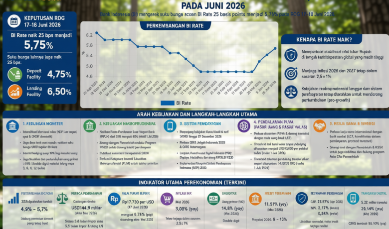 Key Strategy: Alarm Perlambatan Ekonomi Menyala Setelah BI Rate Tembus 5,75%
