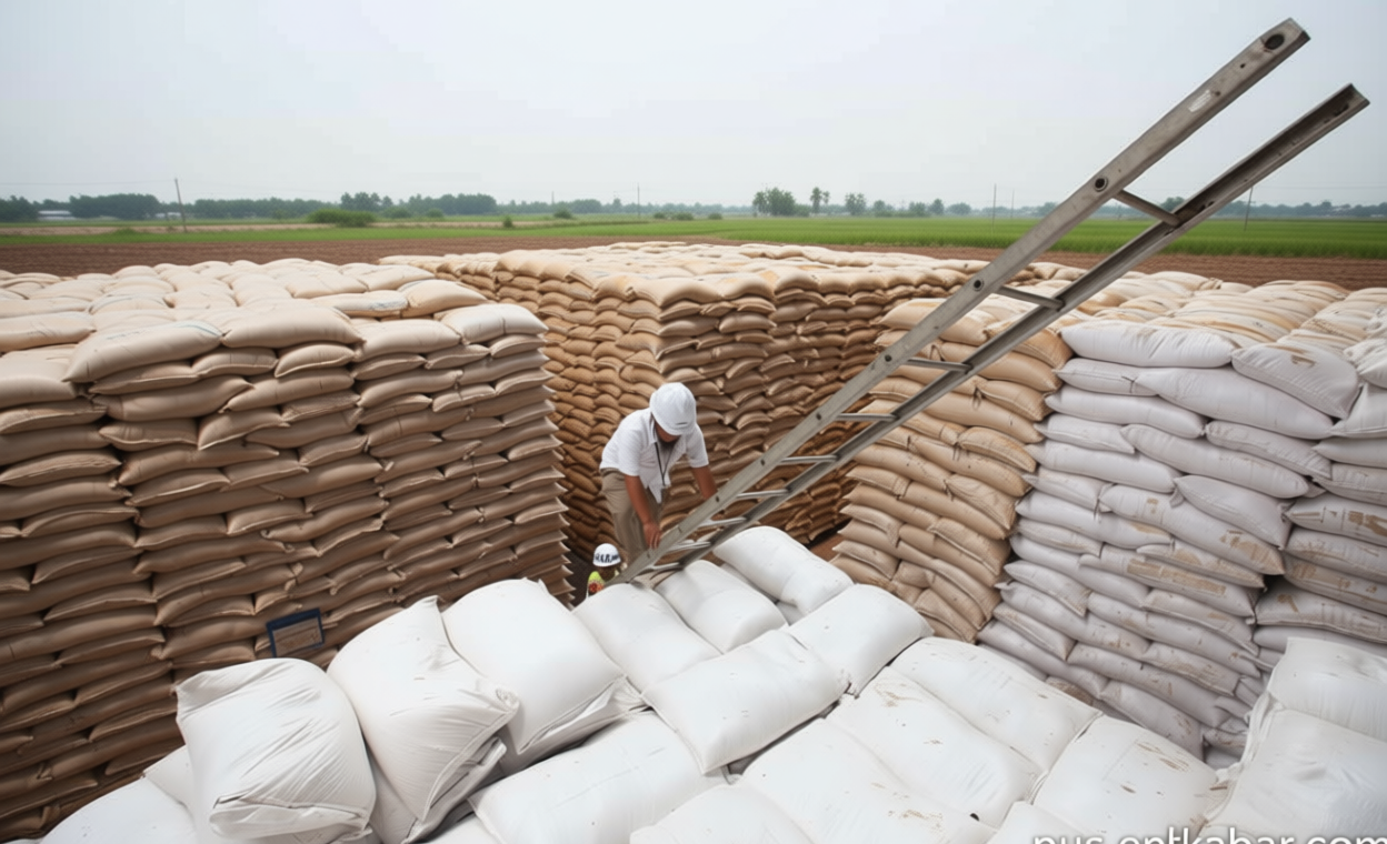 Bulog Serap 3,2 Juta Ton Beras – Stok Tembus Rekor 5,4 Juta Ton