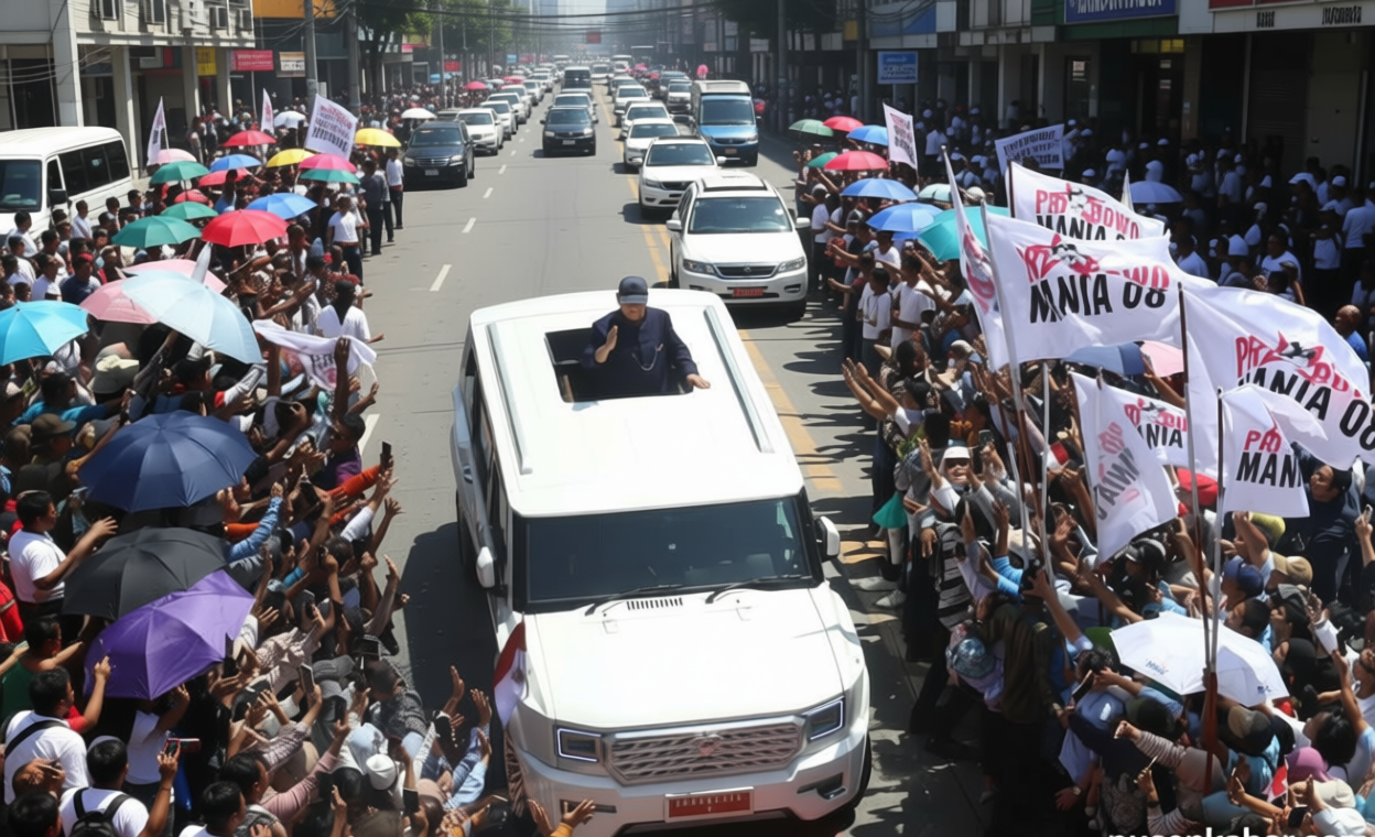 Facing Challenges: Kisah Mobil Kepresidenan Prabowo: Sempat Bocor Saat Hujan
