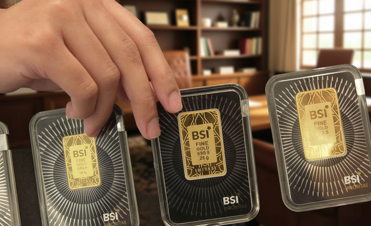 Meski Harga Emas Tergelincir – Bisnis Bullion BSI Masih Ngacir