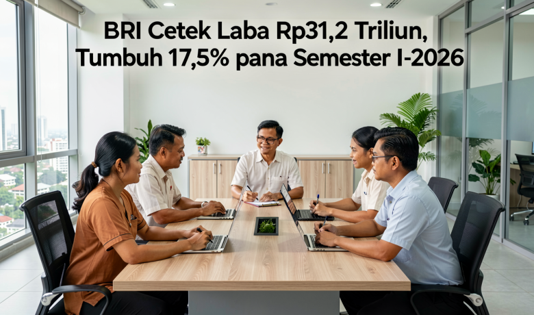 BRI Cetak Laba Rp31,2 Triliun, Tumbuh 17,5% pada Semester I-2026