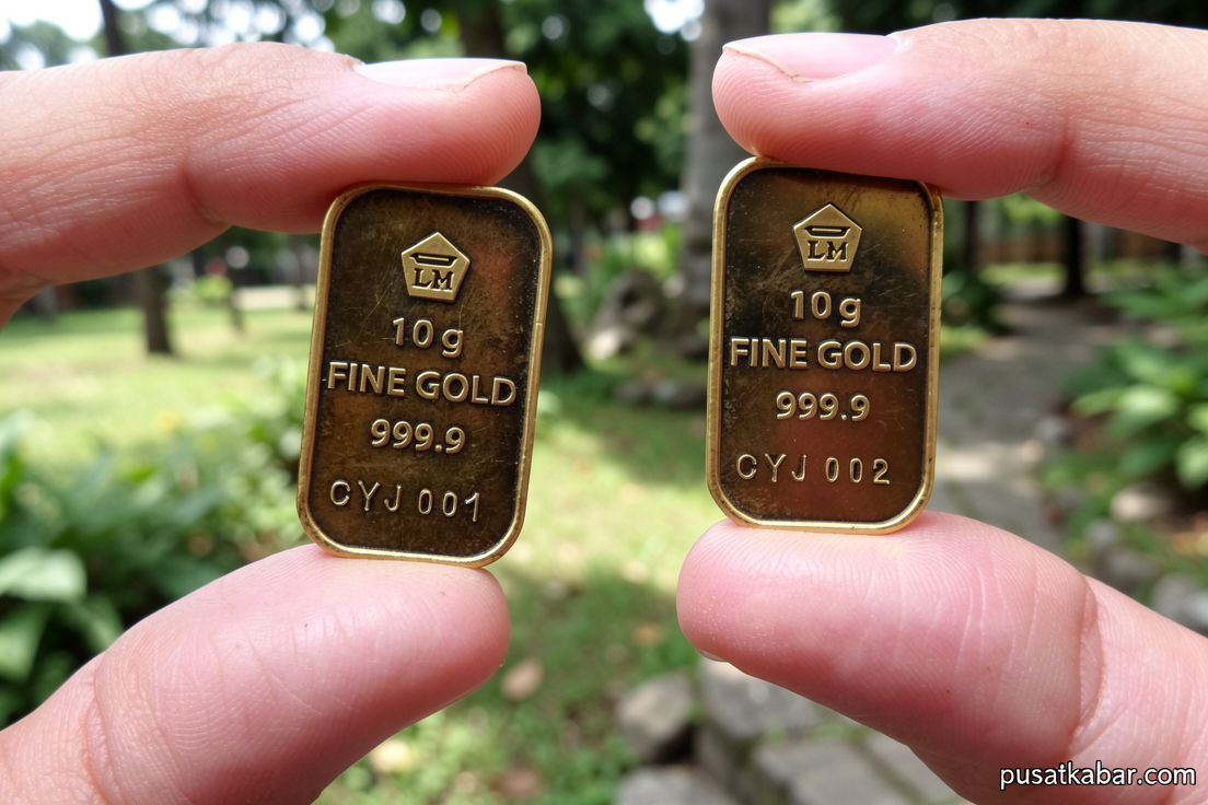 Harga Emas Antam Hari Ini Turun Rp 30.000 Jadi Rp 2.670.000 Per Gram, Sabtu (5/9)
